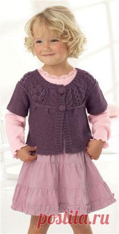 Детское болеро спицами схемы и описание. Вязаные спицами детские болеро. | Домоводство для всей семьи