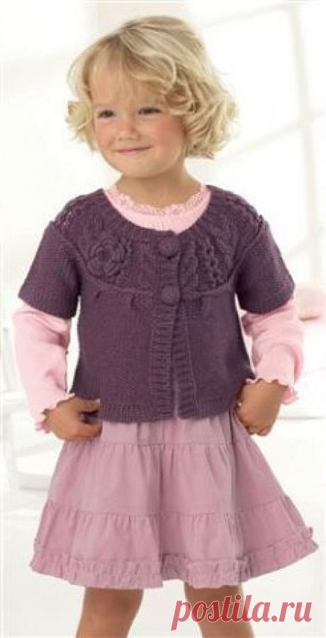 Детское болеро спицами схемы и описание. Вязаные спицами детские болеро. | Домоводство для всей семьи