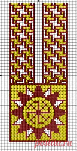 Схемы русских обережных вышивок 2.