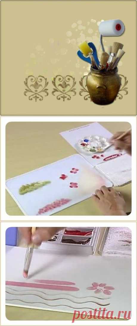 Анатомия мазка. Трафаретная кисть. ( Часть - V )