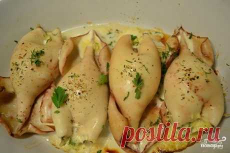 Кальмары с сыром и яйцом - пошаговый рецепт с фото на Повар.ру