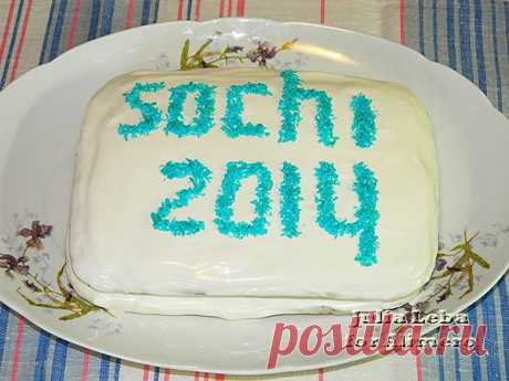 Быстрый торт к открытию Олимпиады &quot;Сочи 2014&quot;.