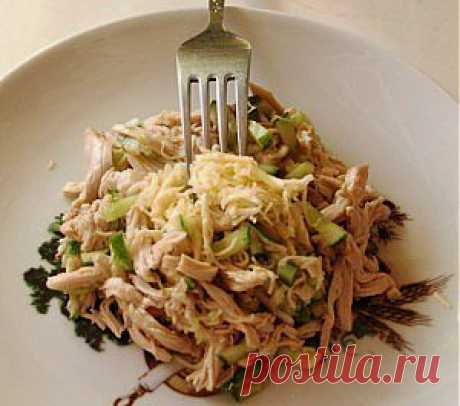 Диетический куриный салат