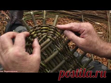 Плетение донышка ПРОСТО КОРЗИНЫ без сокращений.