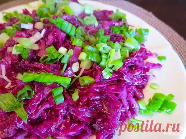Соте из красной капусты - пошаговый кулинарный рецепт на Повар.ру