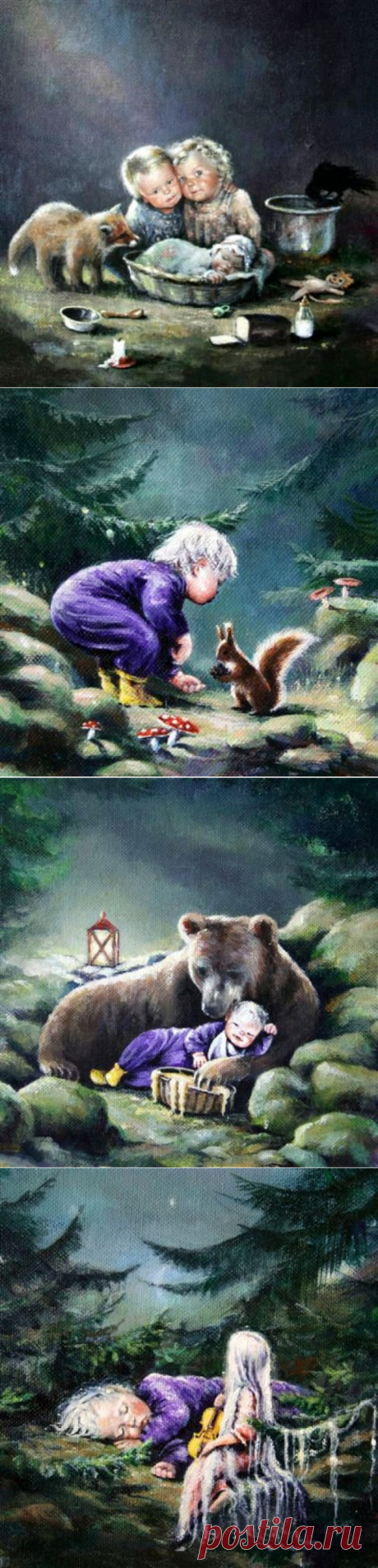 Сказочное волшебство в работах Sussi Anna Åberg (Finnish)