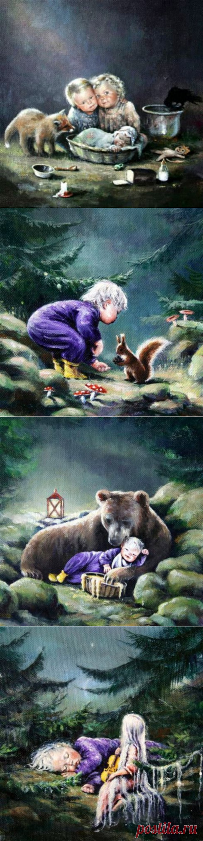 Сказочное волшебство в работах Sussi Anna Åberg (Finnish)