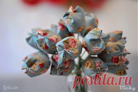 Hoa Tulip vải | Lola.vn