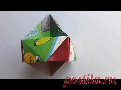 SPINNING TOP ORIGAMI TOY: STEP-BY-STEP GUIDE TO CREATING AN ORIGINAL CRAFT | VIDEO FOR BEGINNERS