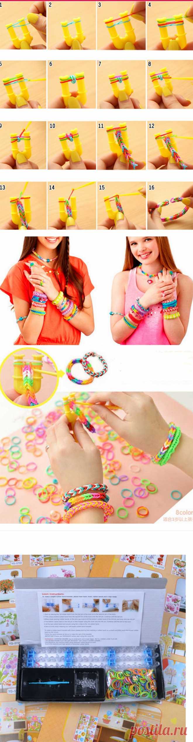Aliexpress.com : Buy Rubber Band Bracelet Kit gum to warmer tear refills September tear rubber bandas loom DIY rezinochki entran air weave bracelets from Reliable bracelet importer suppliers on BSBP | Alibaba Group