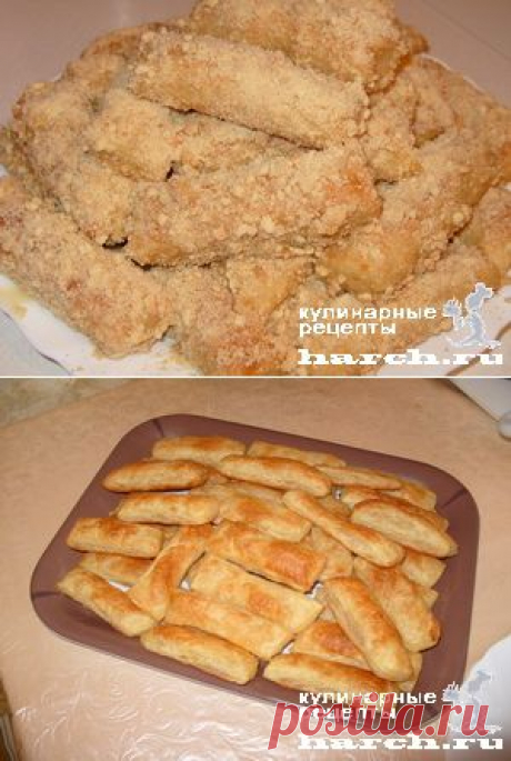 Слоеные пирожные “Сладкие пальчики” | Харч.ру - рецепты для любителей вкусно поесть