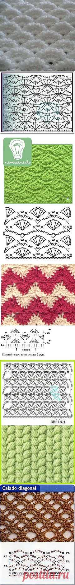 Узоры крючком..