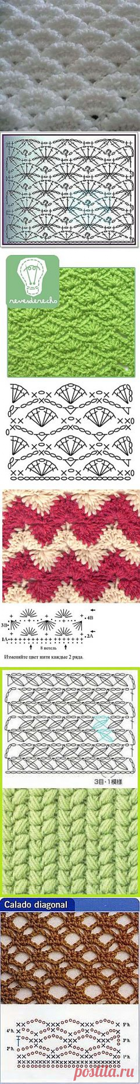 Узоры крючком..