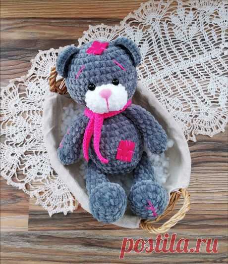 PDF Серый мишка. FREE amigurumi crochet pattern. Бесплатный мастер-класс, схема описание для вязания амигуруми крючком. Игрушки своими руками! Медведь, медвежонок, teddy bear, oso de peluche, suportar, ours, bär, भालू, ayı, くま, niedźwiedź, medvěd, bära. #амигуруми #amigurumi #amigurumidoll #amigurumipattern #freepattern #freecrochetpatterns #crochetpattern #crochetdoll #crochettutorial #patternsforcrochet #вязание #вязаниекрючком #handmadedoll #рукоделие #ручнаяработа #pattern #tutorial #häkeln