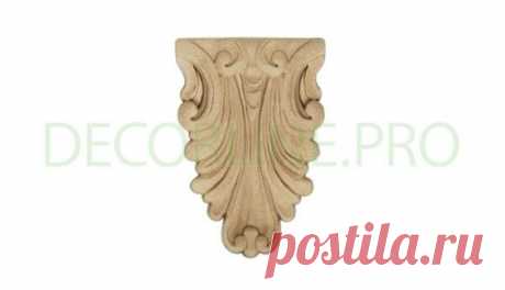 КРОНШТЕЙНЫ из древесной пасты/Bracket/Console KR-05 KR-05 Размер/Size: 97-67-15. Резной декор из древесной пасты, древесной пульпы, полимера, полиуретана, ППУ, МДФ, прессованный декор, декор из массива, декор из дерева