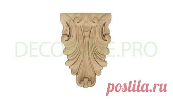 КРОНШТЕЙНЫ из древесной пасты/Bracket/Console KR-05 KR-05 Размер/Size: 97-67-15. Резной декор из древесной пасты, древесной пульпы, полимера, полиуретана, ППУ, МДФ, прессованный декор, декор из массива, декор из дерева