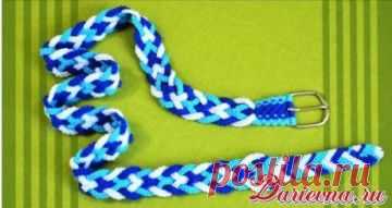 Как сплести ремень в технике макраме - мастер-класс