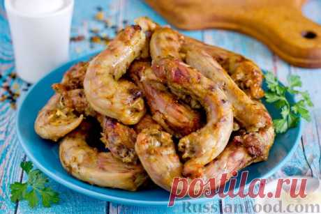Рецепт: Запечённые куриные шеи на RussianFood.com