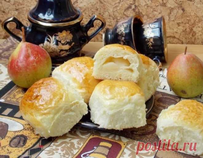 ​Сдобные булочки с грушей