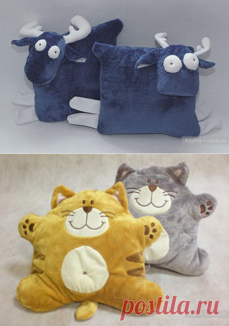 Декоративные подушки своими руками, фото / Декоративные подушки своими руками, фото. Коврики и одеяла. Шитье и вязание крючком и на спицах / КлуКлу. Рукоделие - бисероплетение, квиллинг, вышивка крестом, вязание