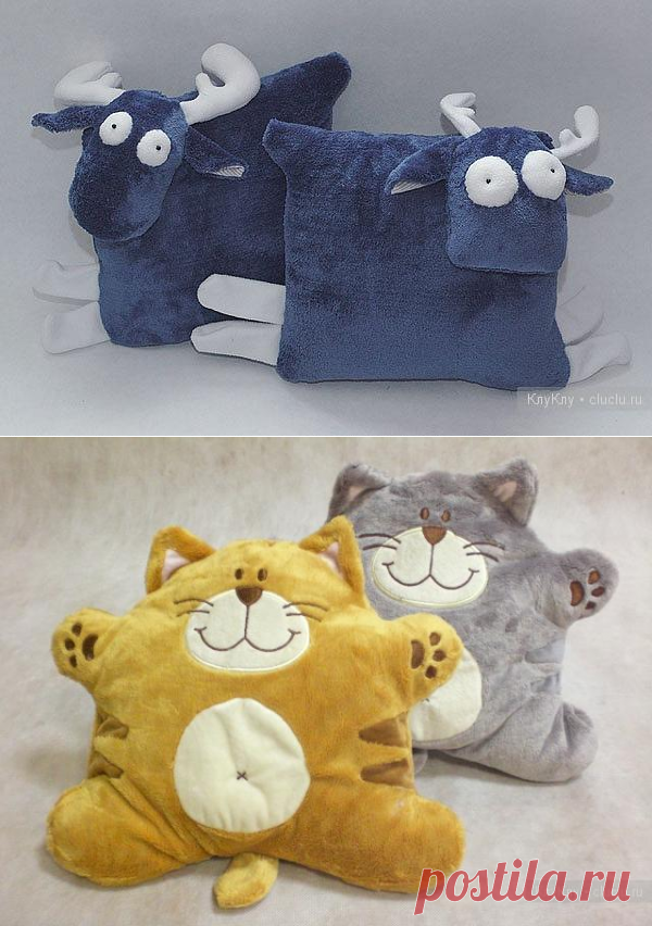 Декоративные подушки своими руками, фото / Декоративные подушки своими руками, фото. Коврики и одеяла. Шитье и вязание крючком и на спицах / КлуКлу. Рукоделие - бисероплетение, квиллинг, вышивка крестом, вязание