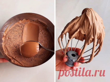 Взбитый Ганаш 🍫 с Маскарпоне - рецепт