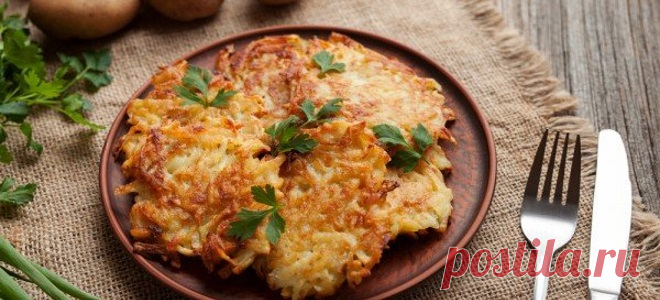 Картофельные оладьи с сыром, ветчиной и мясом - рецепты из пюре. Как приготовить картофельные оладьи без яиц?