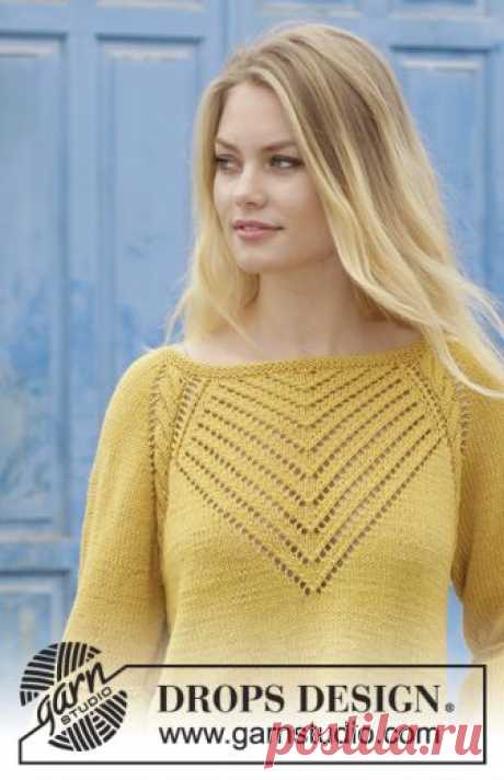 Джемпер Hello Yellow - блог экспертов интернет-магазина пряжи 5motkov.ru