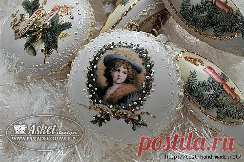 Новогодний декупаж от Asket и приятная новость:)