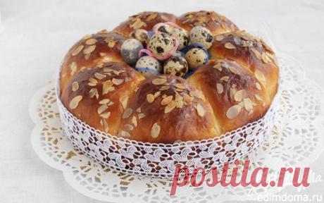Пасхальный кулич на сметане