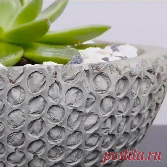 🌺 Идеи изготовления цветочных горшков своими руками