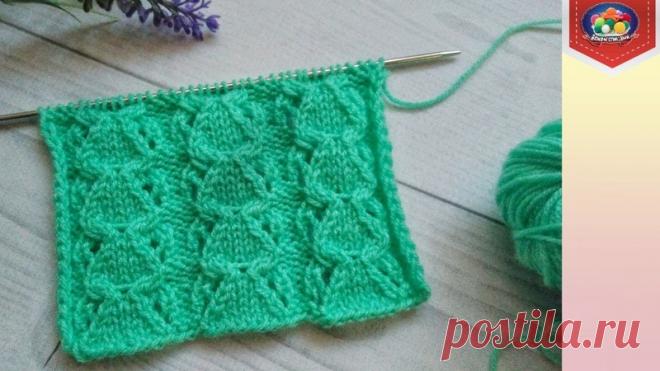 Новый летний узор спицами
#узорыспицами_вязалочка