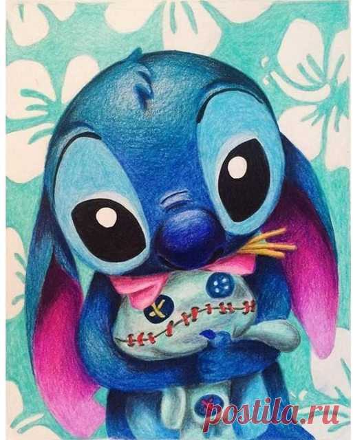 Картина из мультфильма Disney Лило Стич Нани Алмазная мозаика круглая Алмазная вышивка декор для детской комнаты ручная работа | Дом и сад | АлиЭкспресс
