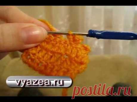 Пико из 3 воздушных петель крючком - видео + описание