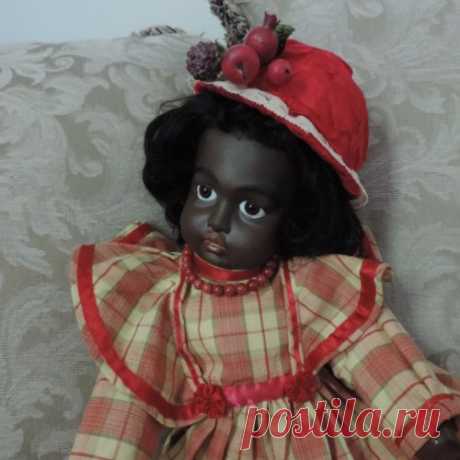RARE Antique Black French BEBE Circle Dot Bru BEBE Reproduction Doll | eBay