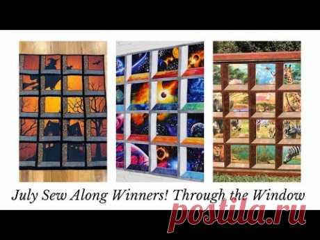 Through the Window Quilt Sew Along Winners