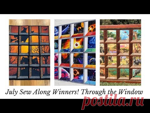 Through the Window Quilt Sew Along Winners