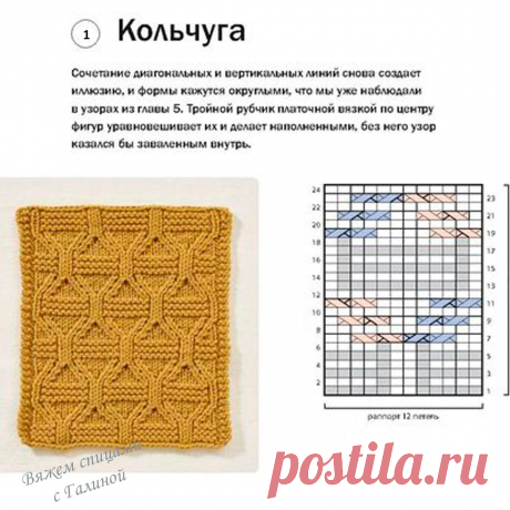 Подборка шикарных узоров от мастера мирового уровня Норы Гоан | Вяжем Спицами с Галиной | Дзен
