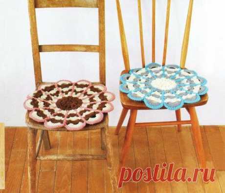 Коврик, подушка или подставка под горячее (крючком) - Вязание - Страна Мам