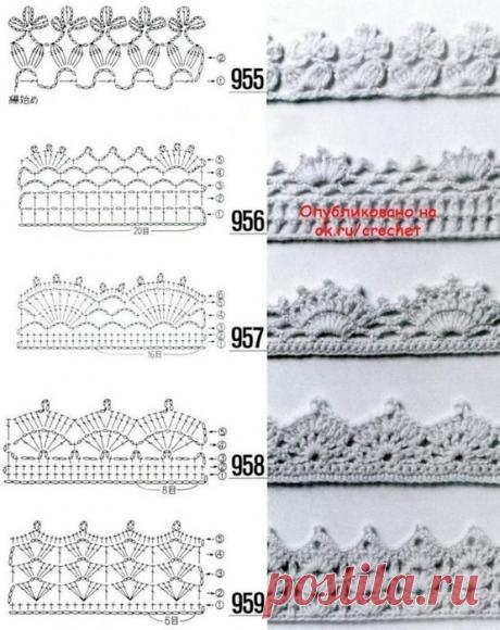Узоры по вязанию крючком