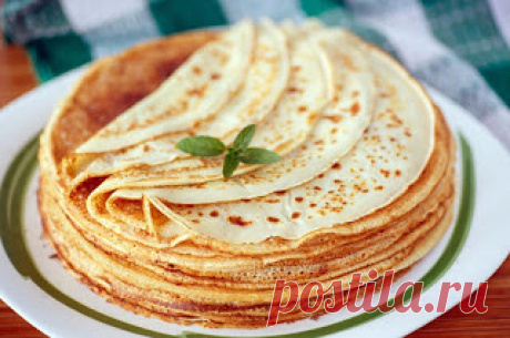 Самые вкусные рецепты: Идеальные блины