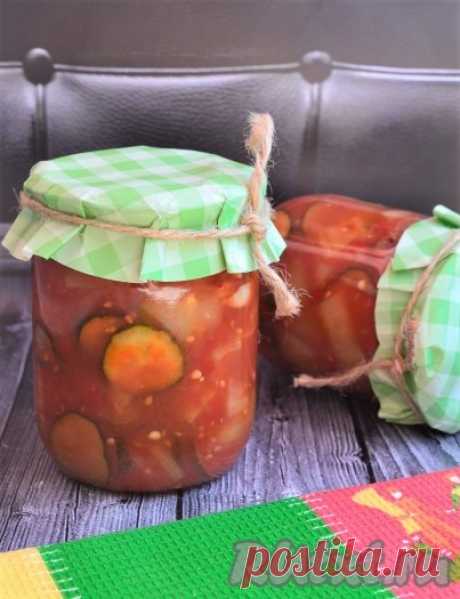 Лечо из болгарского перца с огурцами и помидорами на зиму - 9 пошаговых фото в рецепте