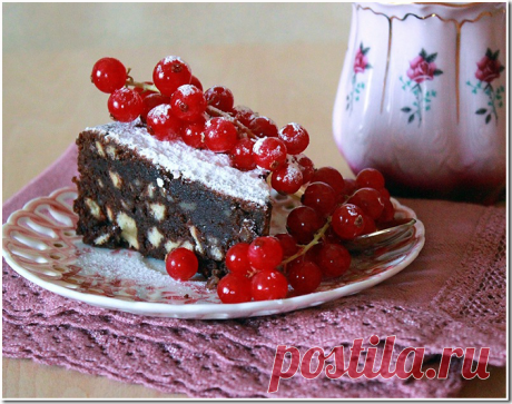 Шоколадный торт без муки