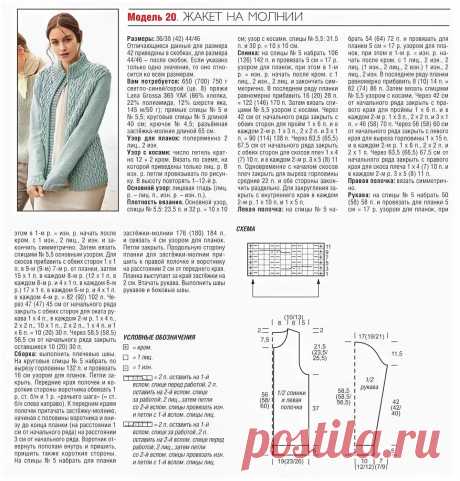 Схемы вязания жакетов на молнии: 2 тыс изображений найдено в Яндекс.Картинках