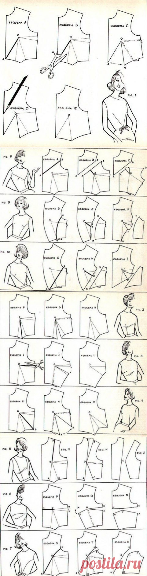 Перенос вытачек &mdash; DIYIdeas