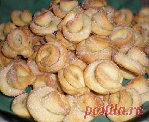 Творожные розочки