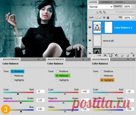 Коллаж &quot;Профессиональная вдова&quot; | photoshop-virtuoz.ru