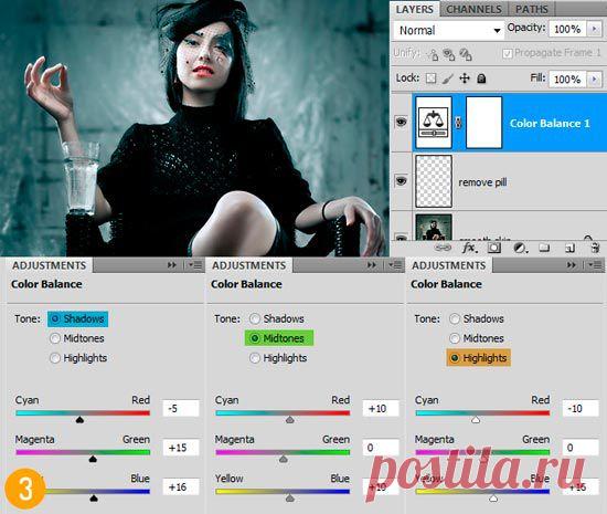 Коллаж "Профессиональная вдова" | photoshop-virtuoz.ru