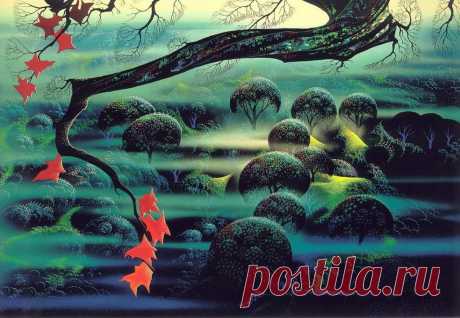Фантастически красивые пейзажи. Художник Эйвинд Эрл / Eyvind Earle (США, 1916-2000)