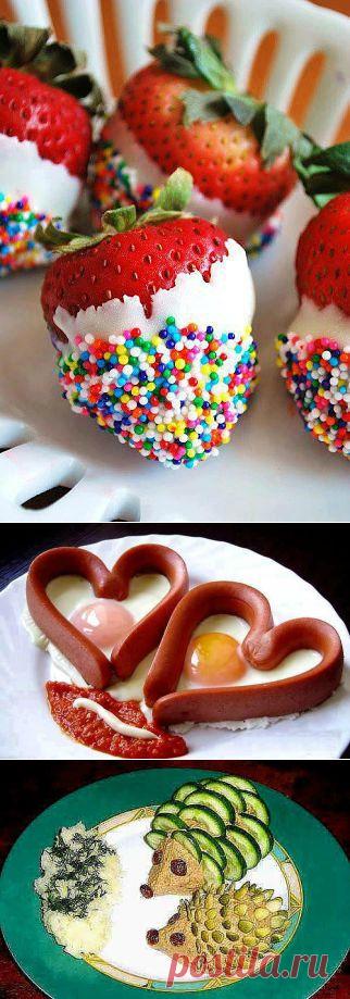 Креатив на кухне: интересные идеи для оформления блюд - Гости в доме - 1000 способов развлечь гостей!